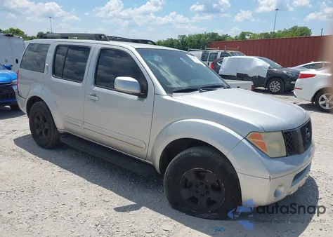 2006 Nissan Pathfinder Se из США, поврежденный, VIN 5N1AR18U86C641438